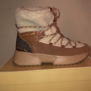 Michael Kors Faux Shearling Bootie